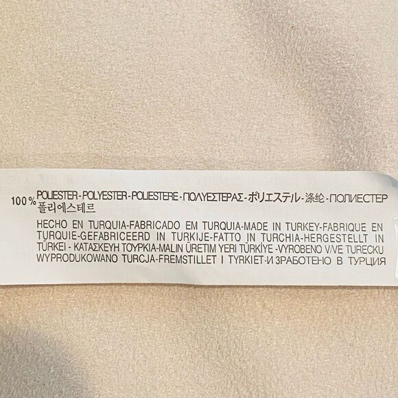 Zara TRF Collection Sheer Lace Back Zip Quarter Sleeve Blouse Ivory Large - Picture 6 of 6